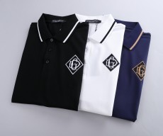 ドルチェ＆ガッバーナ服 DOLCE＆GABBANA2022春夏最新ラペル半袖Tシャツ