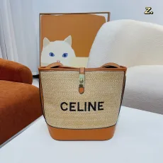 セリーヌバッグ CELINE2022新作ピーカブーx-トートストローバッグ