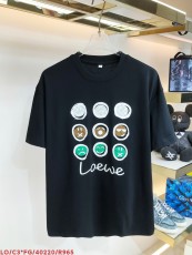 ロエベ服 LOEWE2022春夏新商品表現ラウンドネック半袖Tシャツ