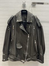 バレンシアガ服 BALENCIAGA2022新しいジャケットオートバイの革のジャケット
