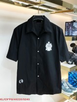 クロムハーツ服 CHROMEHEARTS2022夏の新作半袖プリントシャツ
