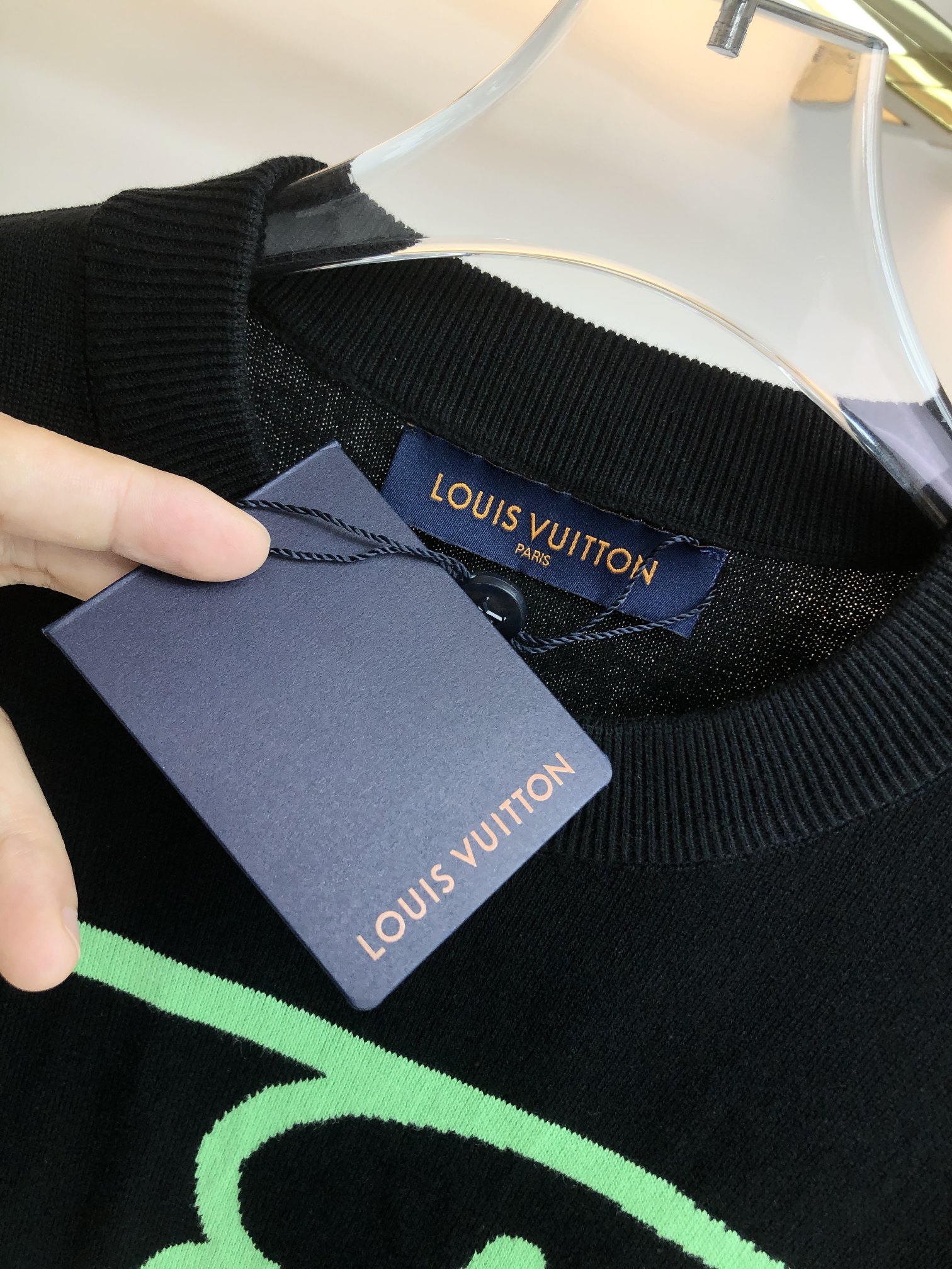 日本国内最高級ブランド販売店のブランド通販専門店 / ルイヴィトン服 LOUISVUITTON2022新作ニットラウンドネックTシャツ