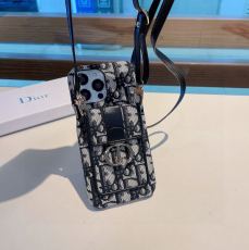 ディオールiPhoneケース DIOR2022新作メッセンジャーカードケース電話ケース