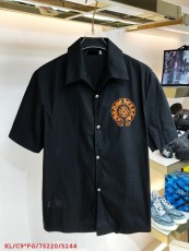 クロムハーツ服 CHROMEHEARTS2022夏の新作半袖プリントシャツ