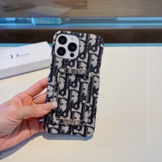 ディオールiPhoneケース DIOR2022新しい刺繡生地の電話ケース