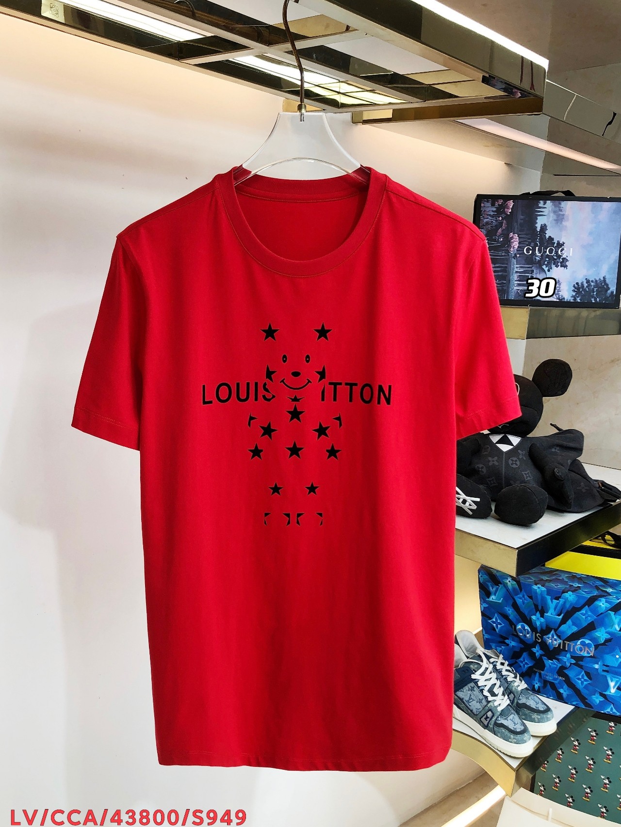 日本国内最高級ブランド販売店のブランド通販専門店 / ルイヴィトン服 LOUIS VUITTON2022新作 半袖ラウンドネックTシャツ