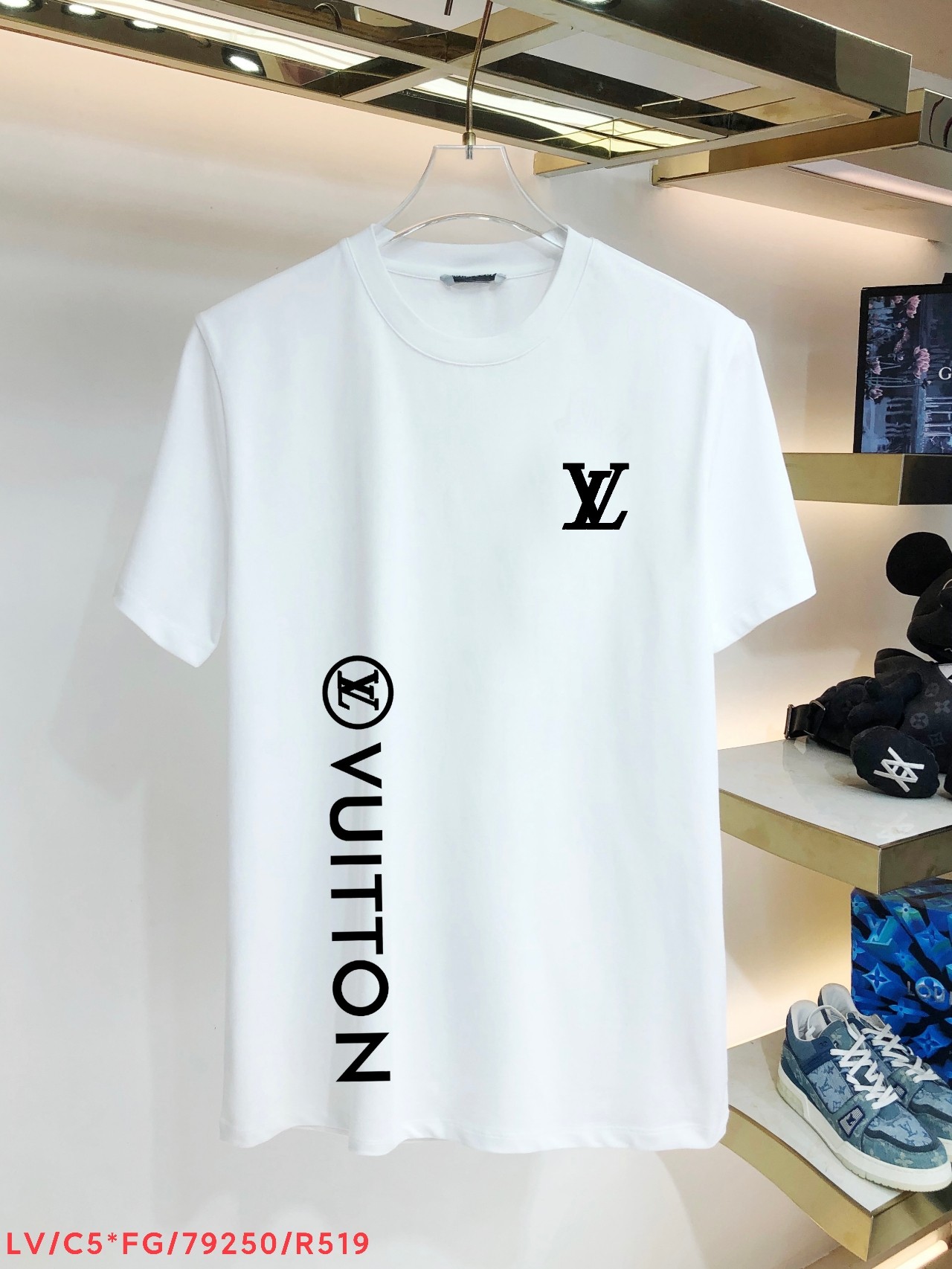 ルイヴィトンLOUIS VUITTONメンズ半袖Tシャツ カーキブラウンL-