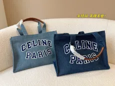 セリーヌバッグ CELINE2022新作 Tote Cacbs デニムトートバッグ
