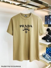 プラダ服 PRADA2022春夏 プリント半袖Tシャツ