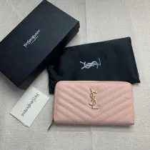 サンローラン財布 Saint Laurent 2022年新作 ファスナー長財布 358094