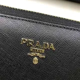 プラダ財布 PRADA2022新作 ファスナー長財布