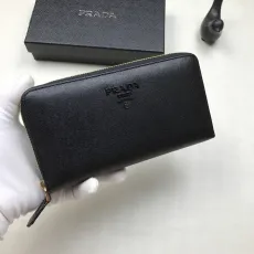 プラダ財布 PRADA2022新作 ファスナー長財布