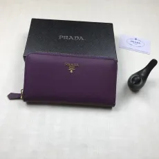 プラダ財布 PRADA2022新作 ファスナー長財布
