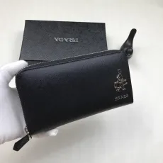 プラダ財布 PRADA2022新作 ファスナー長財布