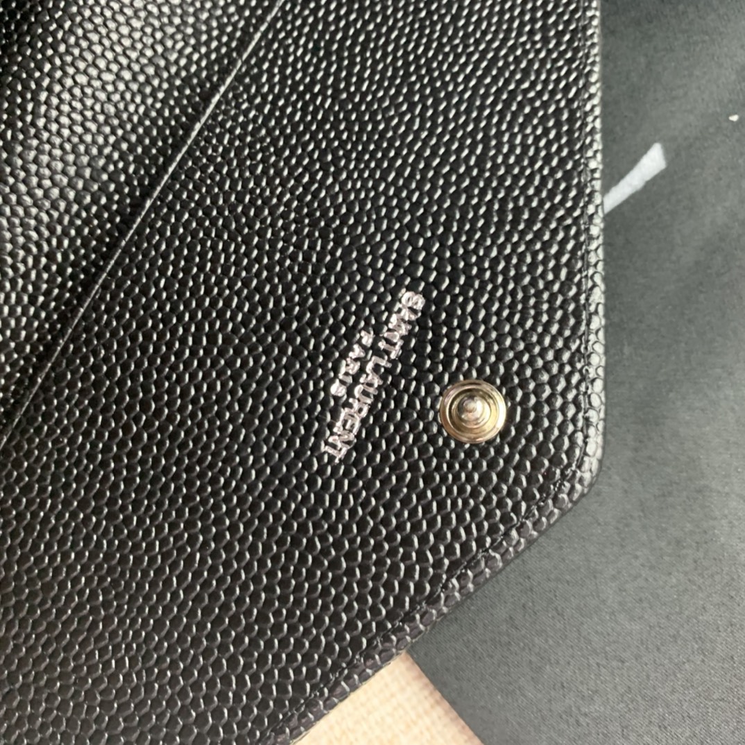 サンローラン財布 Saint Laurent 2022新作 二つ折り長財布 358093