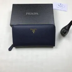 プラダ財布 PRADA2022新作 ファスナー長財布