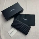 サンローラン財布 Saint Laurent 2022新作 二つ折り長財布 358093