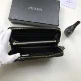 プラダ財布 PRADA2022新作 ファスナー長財布