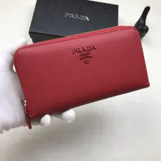 プラダ財布 PRADA2022新作 ファスナー長財布