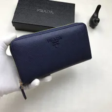プラダ財布 PRADA2022新作 ファスナー長財布