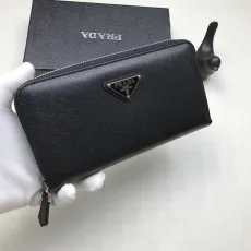 プラダ財布 PRADA2022新作 ファスナー長財布
