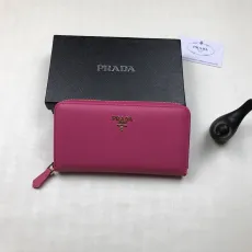 プラダ財布 PRADA2022新作 ファスナー長財布