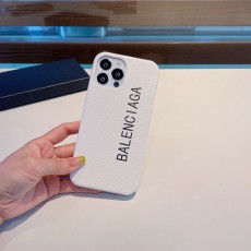 バレンシアガiPhoneケース BALENCIAGA 2022新作 レザー柄 ハーフオイルエッジ 携帯ケース