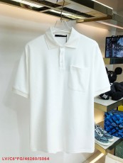 ルイヴィトン服 LOUIS VUITTON 2022春夏新作 ツイルポロシャツ 半袖Tシャツ