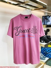 グッチ服 GUCCI2022新作 パイナップルシリーズ コットンラウンドネック半袖Tシャツ