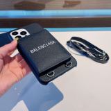 バレンシアガiPhoneケース BALENCIAGA 2022新作 メッセンジャーカードバッグ スマホケース
