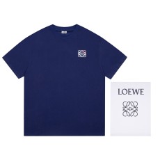 ロエベ服 LOEWE2022新作ロゴ刺繍半袖Tシャツ