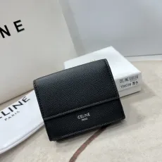 セリーヌ財布 CELINE2022新作コンパクト三つ折り財布