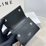 セリーヌ財布 CELINE2022新作コンパクト三つ折り財布