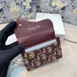 ディオール財布 DIOR2022新作サドルスモールカードバッグ