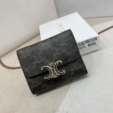 セリーヌ財布 CELINE2022年新作 トリオンフェ 三つ折り財布