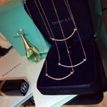ティファニーネックレス Tiffany＆Co2022 新しいスマイリー フェイス ダイヤモンド ネックレス