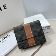 セリーヌ財布 CELINE2022新作三つ折り財布