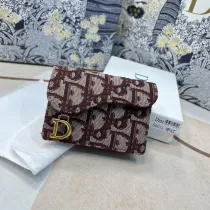 ディオール財布 DIOR2022新作サドルスモールカードバッグ