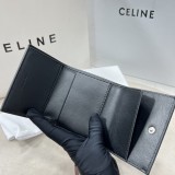 セリーヌ財布 CELINE2022新作コンパクト三つ折り財布
