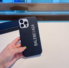 バレンシアガiPhoneケース BALENCIAGA 2022新作 レザー柄 ハーフオイルエッジ 携帯ケース