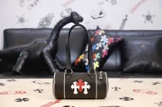 クロムハーツバッグ CHROMEHEARTS2022 新作 紅白レザークロスシリンダーバッグ K688
