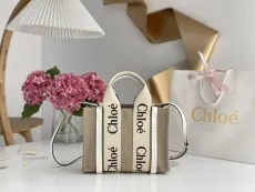 クロエバッグ CHLOE2022 新作 ウッディ トートバッグ