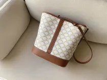 セリーヌバッグ CELINE2022新作 トリオンフ バケットバッグ