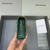 バレンシアガバッグ BALENCIAGA 2022新作 アワーグラス ウォレット オン チェーン メッセンジャーバッグ