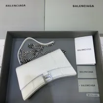 バレンシアガバッグ BALENCIAGA 2022新作 アワーグラス ウォレット オン チェーン メッセンジャーバッグ