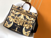 フェンディバッグ FENDI X Versace2022新作サンシャインショッパートートバッグ
