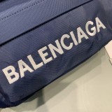 バレンシアガバッグ BALENCIAGA2022新作 ホイールロゴ刺繍 ウエストバッグ