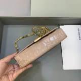 バレンシアガバッグ BALENCIAGA 2022新作 アワーグラス ウォレット オン チェーン メッセンジャーバッグ