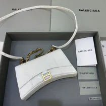 バレンシアガバッグ BALENCIAGA 2022新作 アワーグラス ウォレット オン チェーン メッセンジャーバッグ