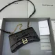 バレンシアガバッグ BALENCIAGA 2022新作 アワーグラス ウォレット オン チェーン メッセンジャーバッグ